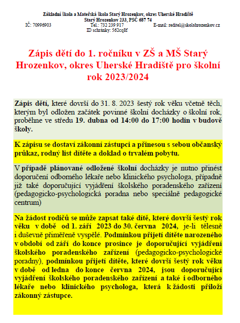 Zápis